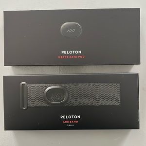 Peloton heart rate monitor and arm band